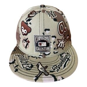 New Era 59FIFTY Cooperstown Collection Camo Team Logos Fitted Hat - Size: 7  3/8